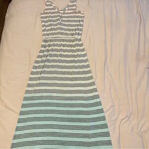 Striped Sleeveless Maxi Dress Size XS